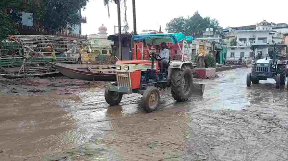 24 घंटे से बारिश थमी, मंदाकिनी हुई शांत, चित्रकूट में राहत कार्य तेज