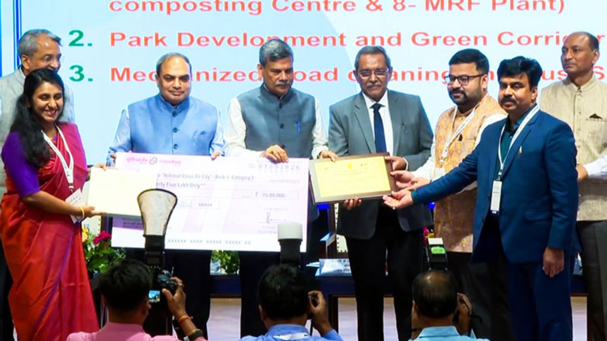 स्वच्छ वायु सर्वेक्षण 2026: राउरकेला को मिला देश में पहला स्थान, प्रदूषण नियंत्रण के लिए मिले तीन राष्ट्रीय पुरस्कार