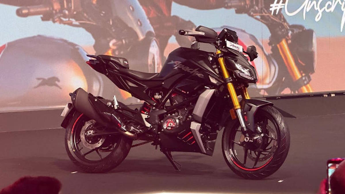 TVS Apache RTR 310 का नया ‘ब्लैक डायमंड एडिशन’ आया, इसमें क्विकशिफ्टर भी है; कीमत ₹2.49 लाख