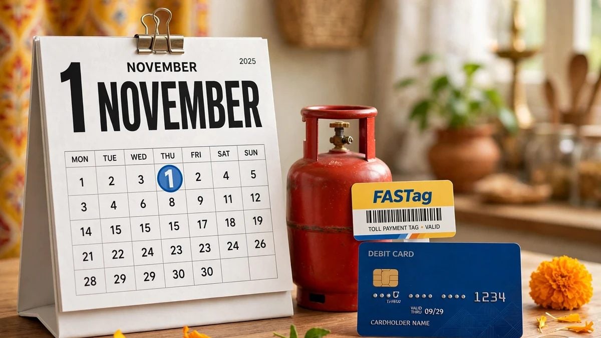 1 नवंबर 2026 से बदलेंगे ये 7 बड़े नियम: LPG, पेंशन, ITR और टोल पास पर पड़ेगा असर