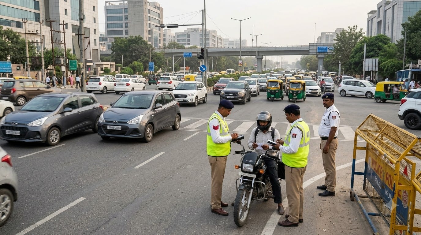 ट्रैफिक नियम तोड़ने वालों पर सख्ती, 176 वाहन इंपाउंड