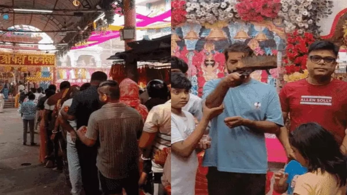 शारदीय नवरात्र के अवसर पर बांका में 1 लाख भक्तों ने किया जलाभिषेक, पटना और बक्सर में उमड़ी भारी भीड़
