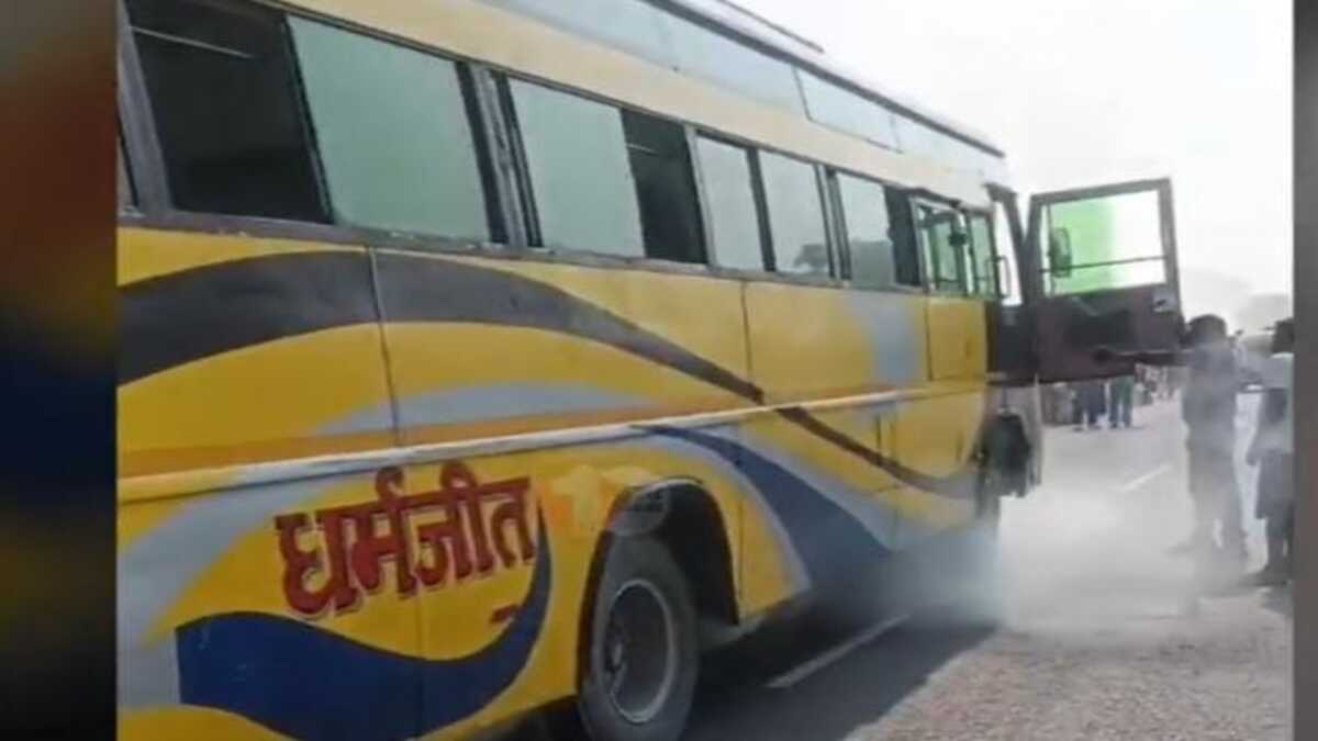 धूं-धूं कर जली यात्रियों से भरी बस, मची चीख-पुकार, ऐसे बची लोगों की जान!