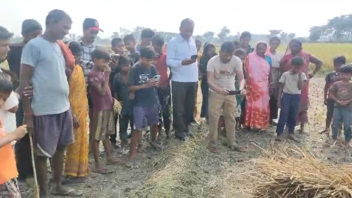 खेत में मिला 10 फीट का विशाल अजगर, धान काट रहे मजदूरों के उड़े होश, वन विभाग ने ऐसे बचाया!