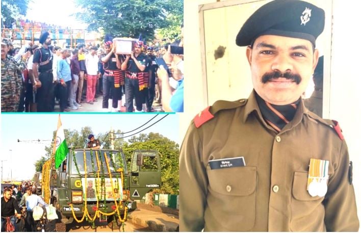 बेटे के जन्म की खुशी में घर लौट रहा था सेना का जवान दिनेश, सड़क हादसे में घायल होने के बाद इलाज के दौरान मौत