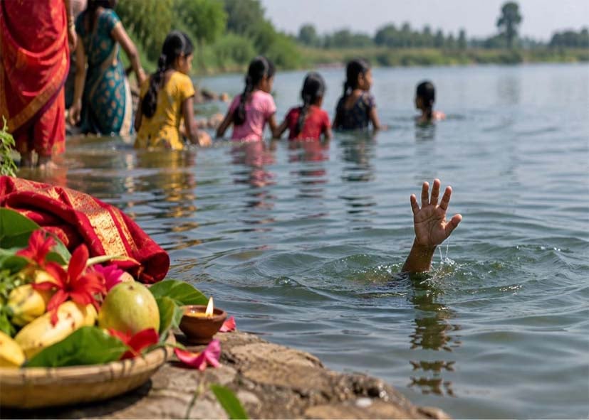दिल्ली की यमुना में बड़ा हादसा, जितिया पर नहाने गईं 2 महिलाओं की मौत