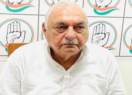 भूपेंद्र हुड्डा की सरकारी कोठी का 27.17 लाख रुपये का पीनल रेंट माफ