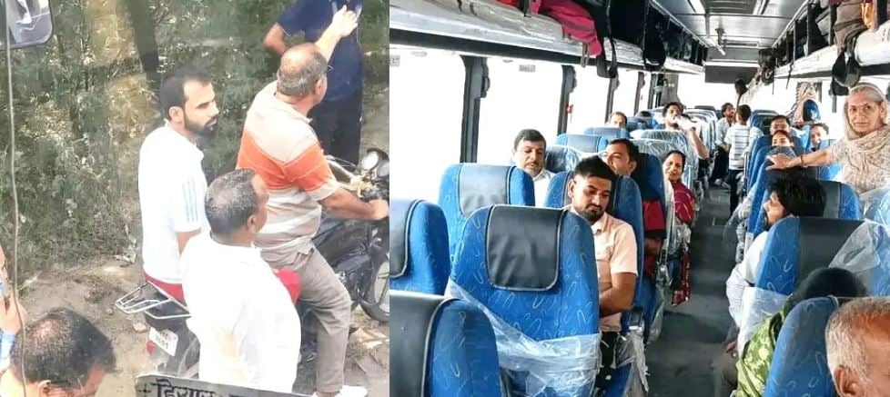 गुरुग्राम से सिरसा जा रही रोडवेज बस पर हमला! ड्राइवर को बस में घुसकर पीटा, यात्रियों को भी धमकाया
