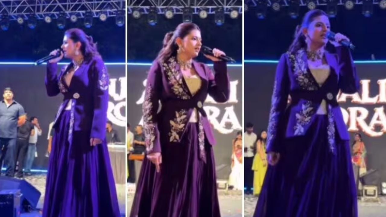 Anjali Arora: डांडिया नाइट में भड़कीं अंजलि अरोड़ा, ‘कच्चा बादाम’ बजते ही रुका डांस, मैनेजमेंट पर उठाए सवाल