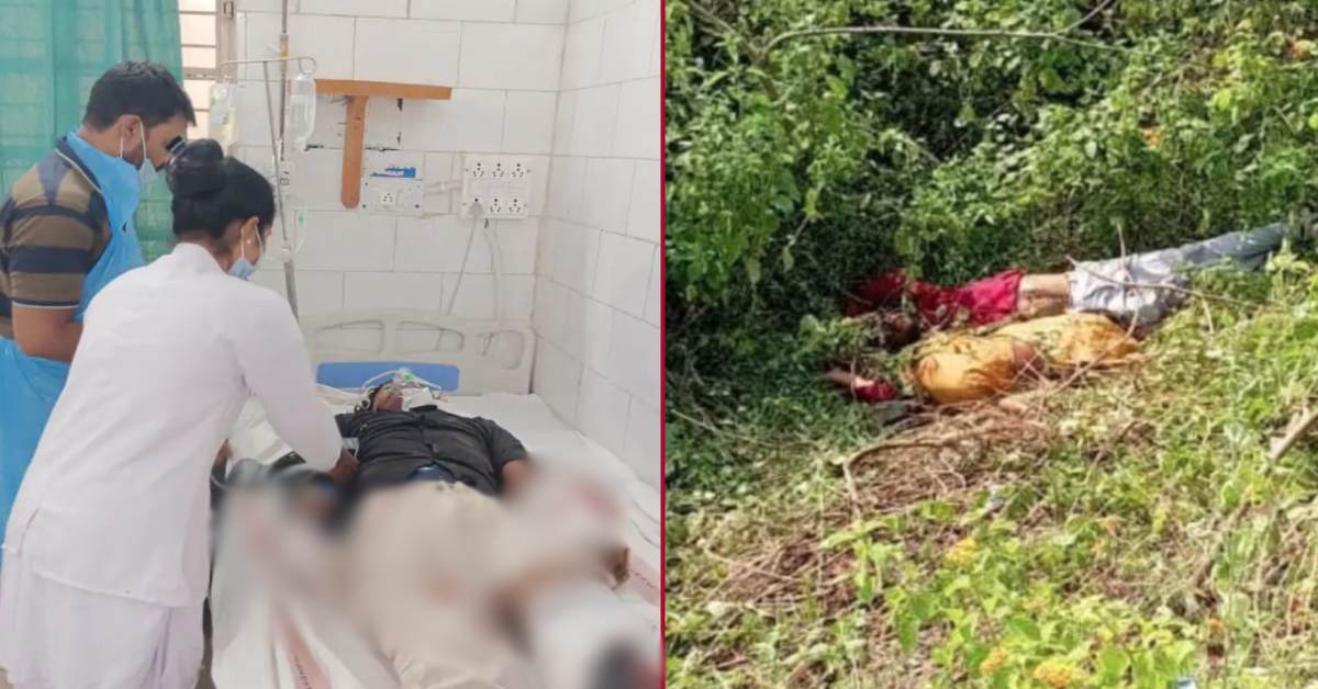 अनूपपुर में वाहन की टक्कर से पुल से नीचे गिरी बाइक, नानी-नाती की मौके पर मौत; पोते ने अस्पताल में तोड़ा दम