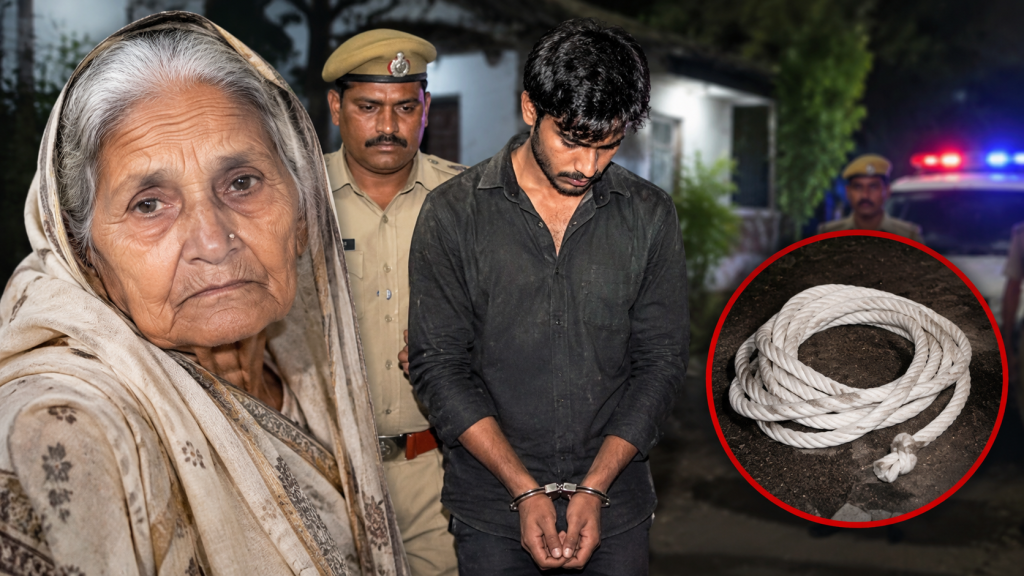 10 हजार रुपये के लिए दादी की हत्या, पोते ने गला दबाकर मार डाला; गिरफ्तार