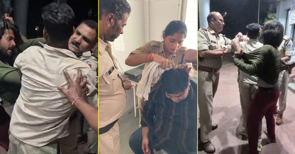 खाकी पर बदमाशों का हमला: भोपाल में थाने के अंदर पुलिसकर्मी की वर्दी फाड़ी, छतरपुर में विवाद सुलझाने गई टीम पर हमला