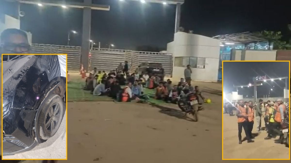 रायखेड़ा अदानी पावर प्लांट में बलवा: बिहार और छत्तीसगढ़ के मजदूरों में झड़प, पथराव में TI घायल, सरपंच की गाड़ी में भी तोड़फोड़, मौके पर भारी पुलिस बल तैनात