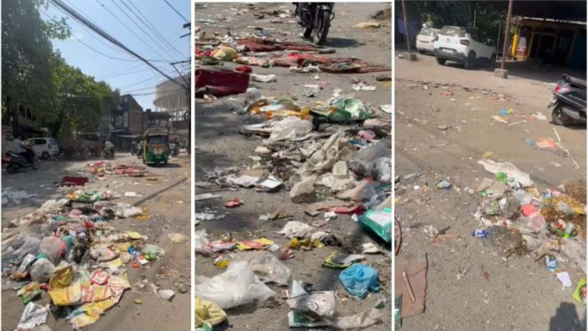 इंदौर में सफाई कर्मचारियों की हड़ताल का असर; सड़कों पर लगे कचरे के ढेर, बदबू और गंदगी से रहवासियों का जीना मुहाल