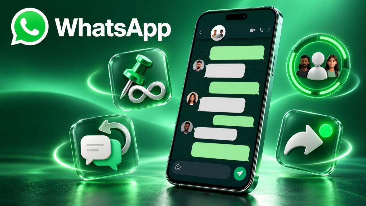 WhatsApp New Update: ग्रुप चैट में आए 4 नए फीचर, अब हमेशा के लिए पिन कर सकेंगे मैसेज, जानें क्या-क्या बदला