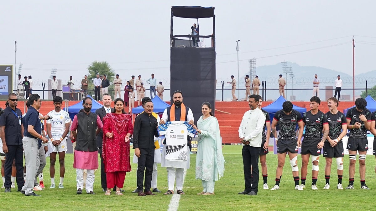 CM सम्राट ने राजगीर खेल परिसर में भारत-न्यूजीलैंड अंडर-20 अंतर्राष्ट्रीय रग्बी सेवेंस सीरीज का किया उ‌द्घाटन