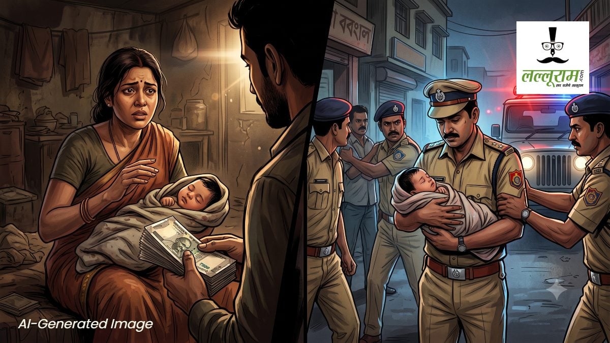 मामता का सौदा : 1.80 लाख के लालच में अपने ही बच्चे को बेचा, पश्चिम बंगाल से पुलिस ने किया बरामद