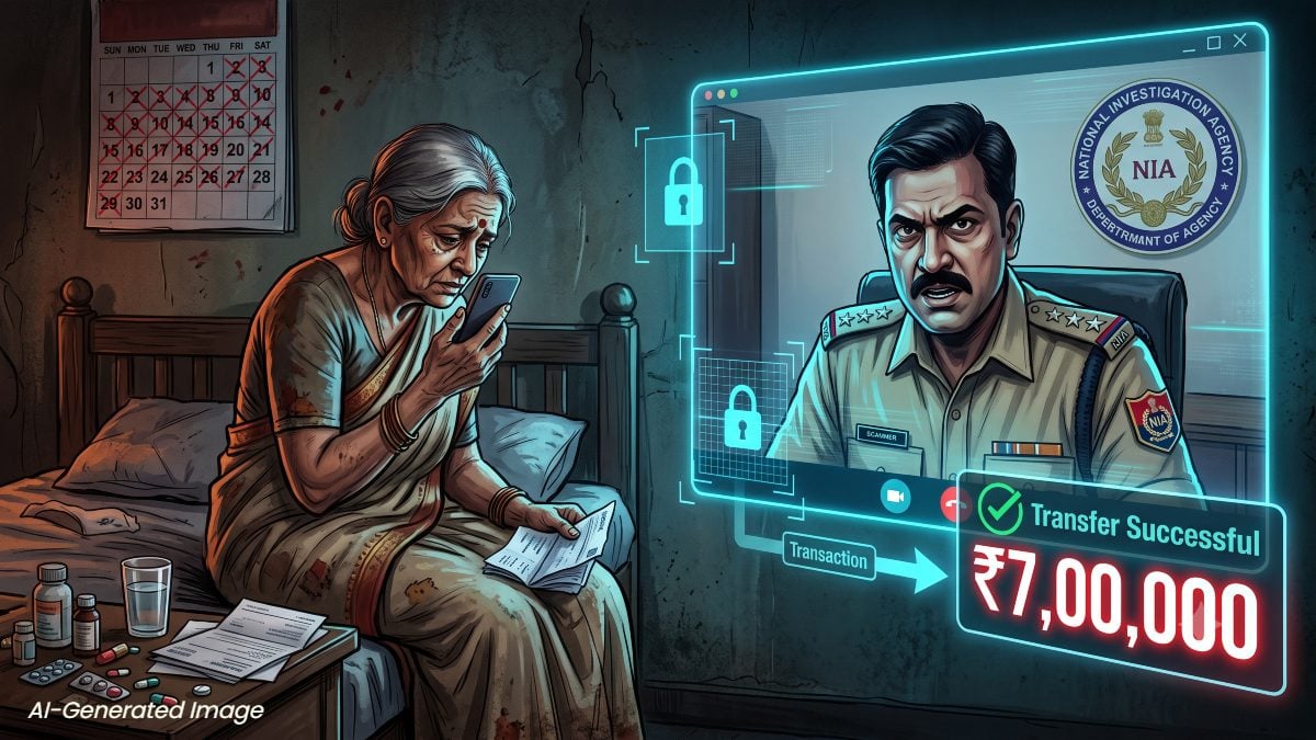 CG Digital Arrest : बुजुर्ग महिला को 5 दिनों तक रखा डिजिटल अरेस्ट, NIA अधिकारी बनकर 7 लाख ठगे