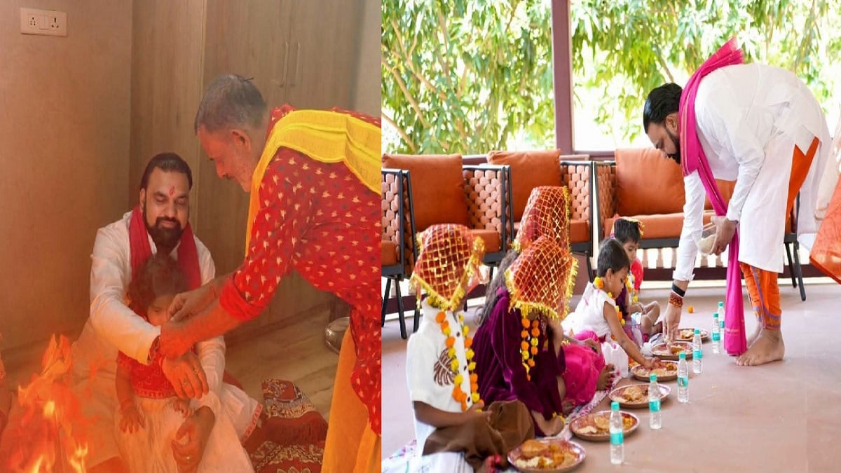 महानवमी पर CM सम्राट चौधरी ने की कन्या पूजा, बिहार के लिए मां भगवती से की सुख-समृद्धि की कामना