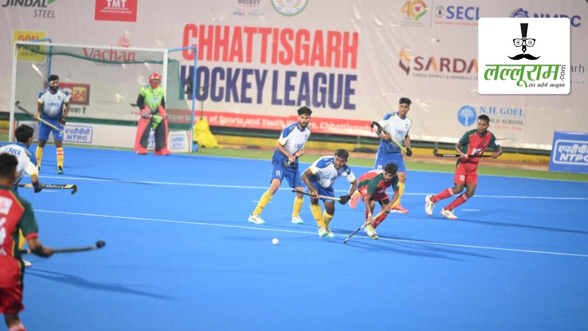 छत्तीसगढ़ हॉकी लीग: न्यायधानी नाइट्स ने संस्कारधानी स्ट्राइकर्स को 5-3 से दी शिकस्त, चक्रधर चैंपियंस ने राजधानी रॉयल्स को 4-3 से हराया