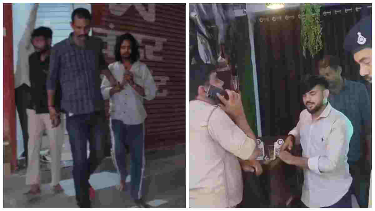 स्पा सेंटर पर आधी रात पुलिस का छापा: अनैतिक गतिविधियों की सूचना पर दो युवक हिरासत में, नाबालिग लड़की को किया गया रेस्क्यू