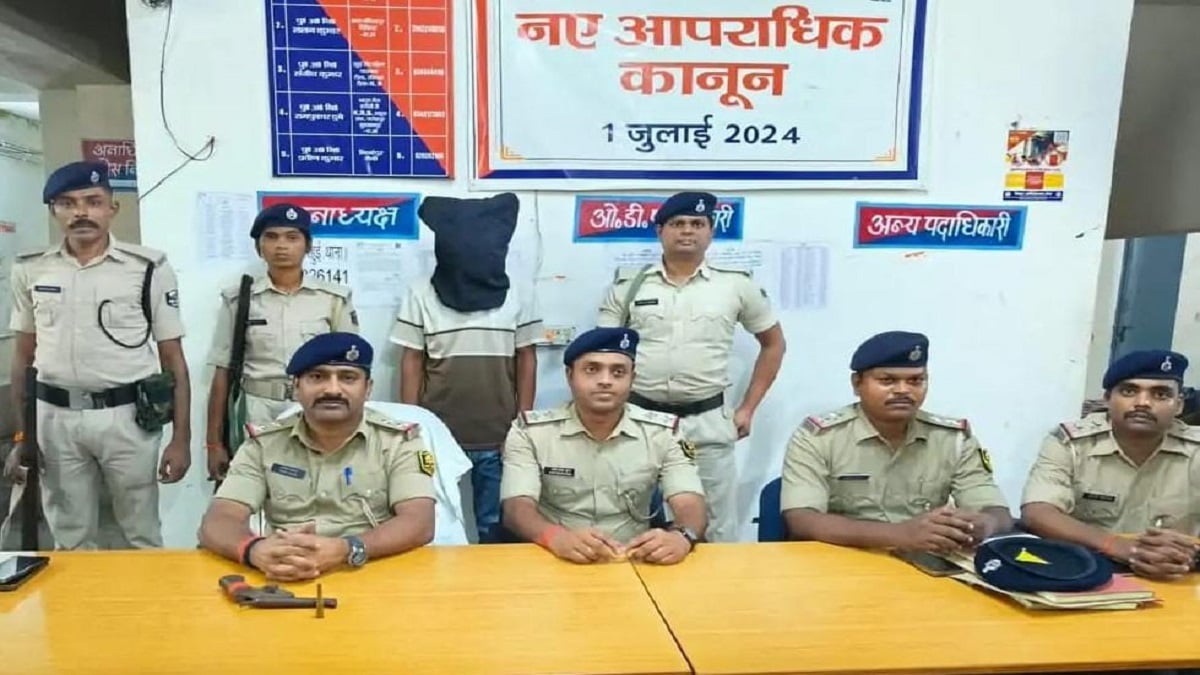 नालंदा में स्कॉर्पियो पर गोलीबारी मामले में एक आरोपी गिरफ्तार, कट्टा और कारतूस बरामद