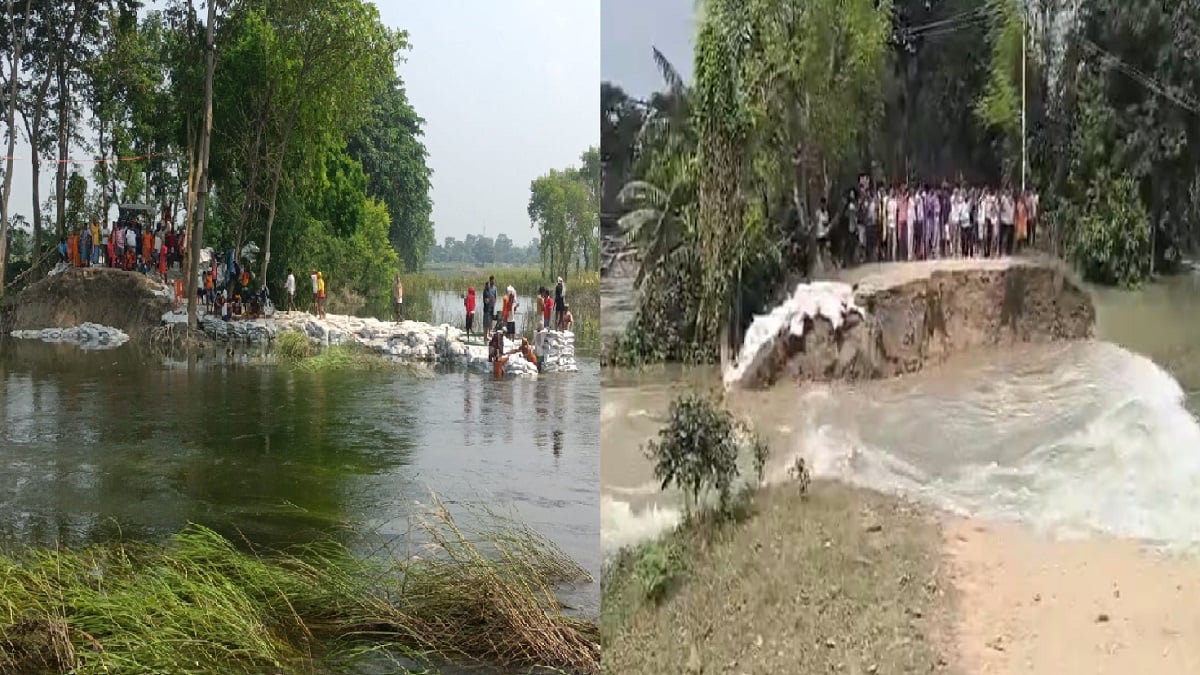 गंडक का तटबंध टूटने पर सम्राट सरकार का बड़ा एक्शन, 7 अभियंता निलंबित, चीफ इंजीनियर भी फंसे