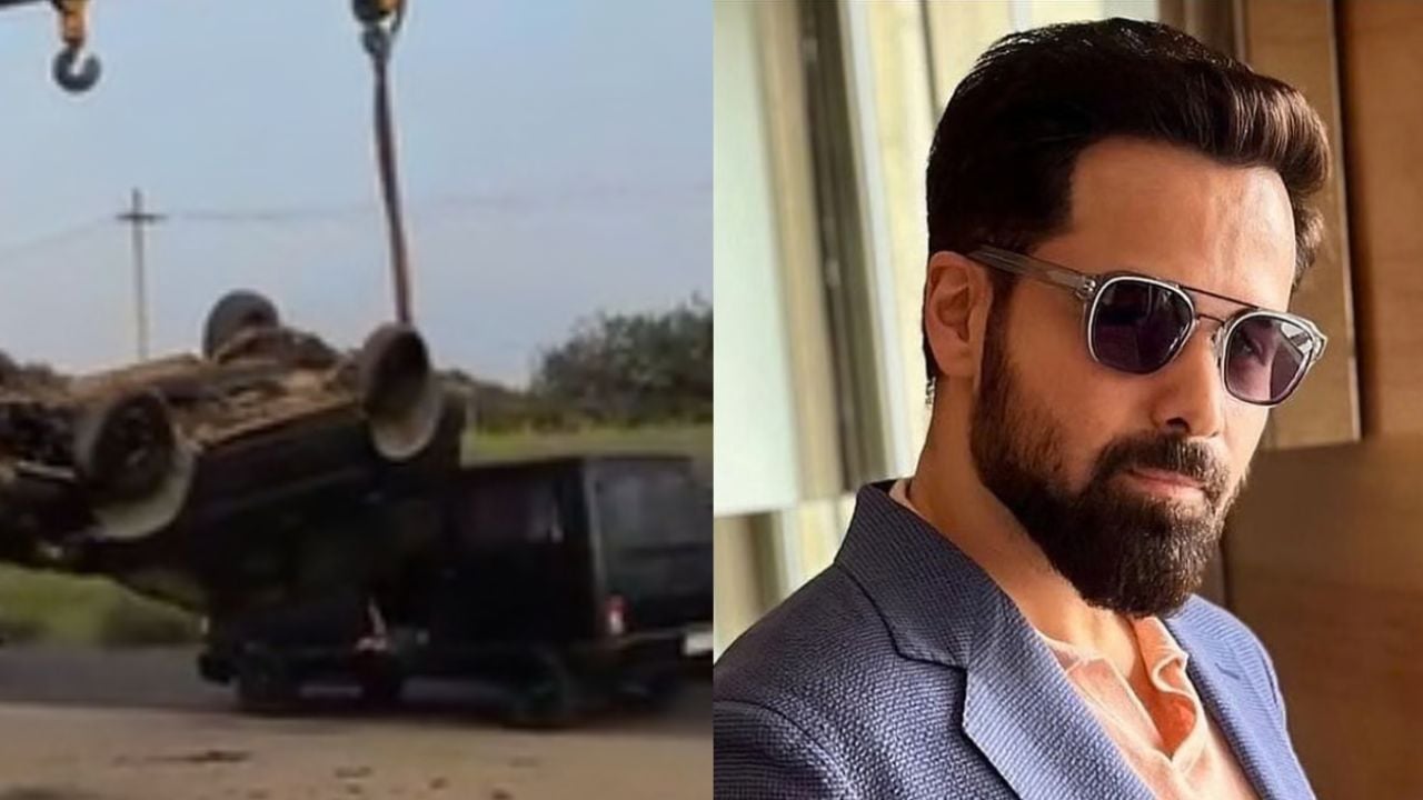 Gunmaaster G9 की शूटिंग के दौरान हादसा, बाल-बाल बची इमरान हाशमी की जान, हवा में पलटी SUV