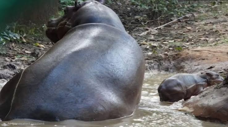 Ranchi News: बिरसा जैविक उद्यान में गूंजी किलकारी, मादा हिप्पोपोटेमस मोनी ने दिया बच्चे को जन्म