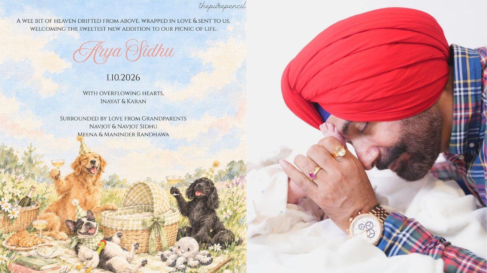 नवजोत सिंह सिद्धू बने दादा, घर में गूंजी नन्ही पोती की किलकारी; शेयर की प्यारी तस्वीर