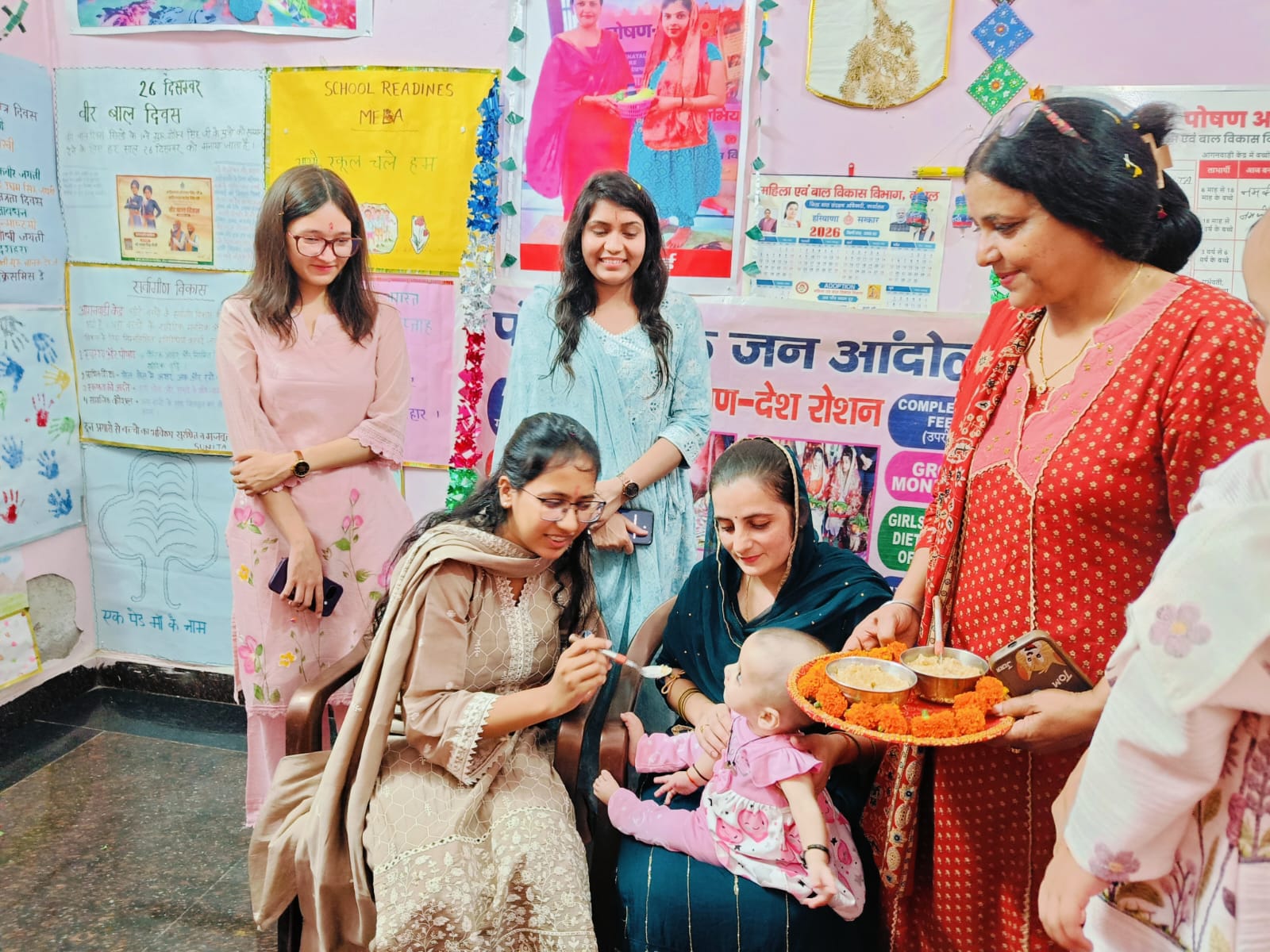 कैथल में आंगन मिलन सेवा कार्यक्रम का समापन, महिलाओं और बच्चों के स्वास्थ्य-पोषण पर दिया जोर