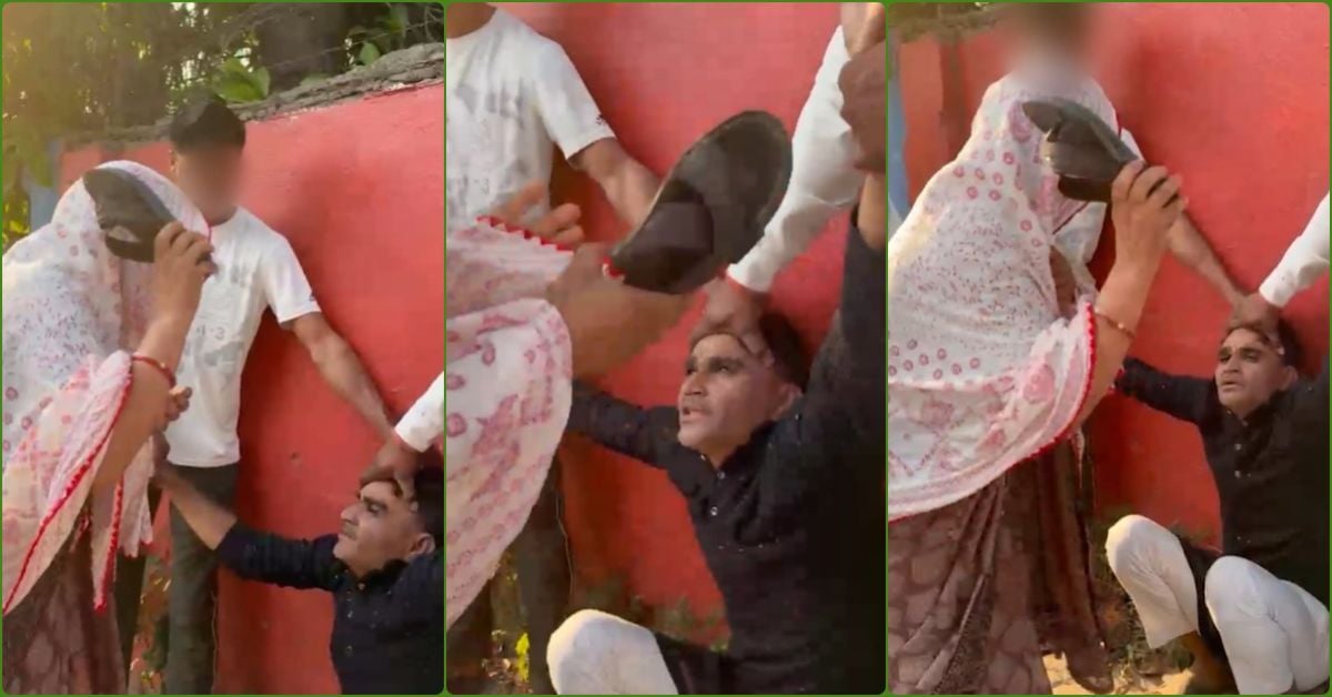 चप्पलों से पिटाई का वीडियो वायरल! महिला को 3 दिन तक बंधक बनाने का आरोप, बजरंग दल ने युवक को किया पुलिस के हवाले