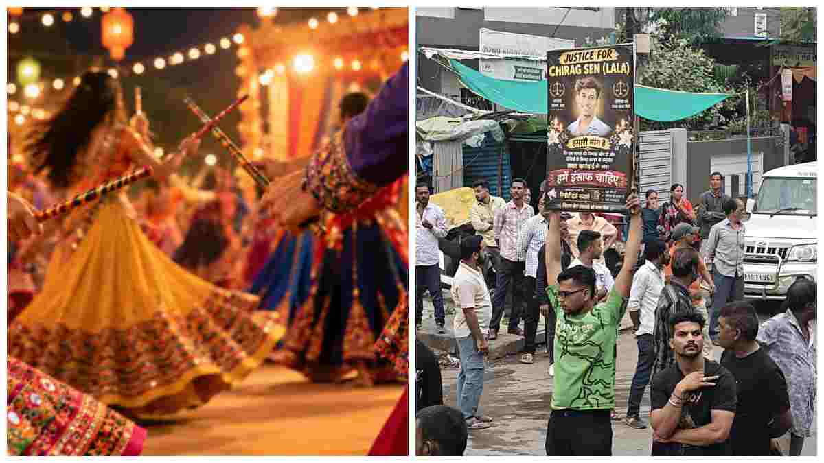 इंदौर में गरबा पंडाल के बाहर खूनी ड्रामा! युवती ने किसी और के साथ किया गरबा, तो युवक ने खाया जहर, मौत के बाद परिजनों का सड़क पर हंगामा