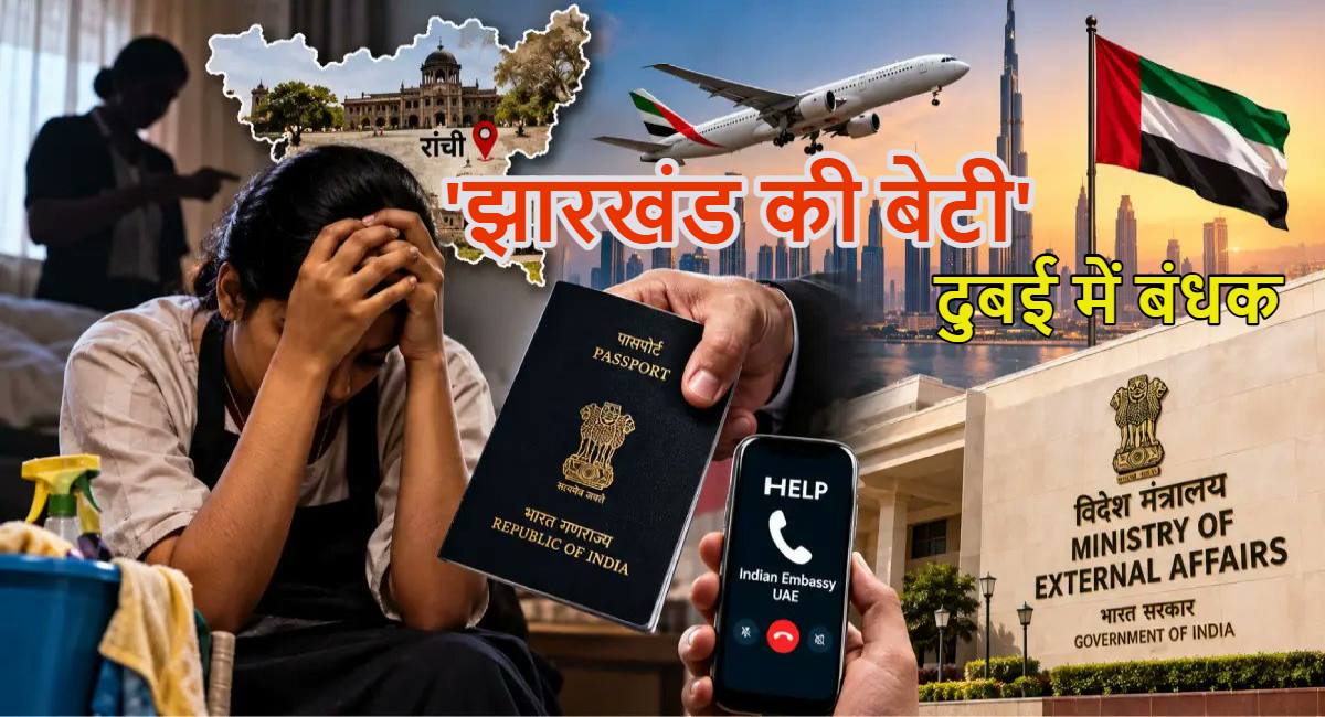 ‘झारखंड की बेटी’ दुबई में बंधकः आदिवासी महिला मोनिका कच्छप को नर्सिंग नौकरी का झांसा देकर ले गया तस्कर, परिवार ने सीएम से लगाई गुहार