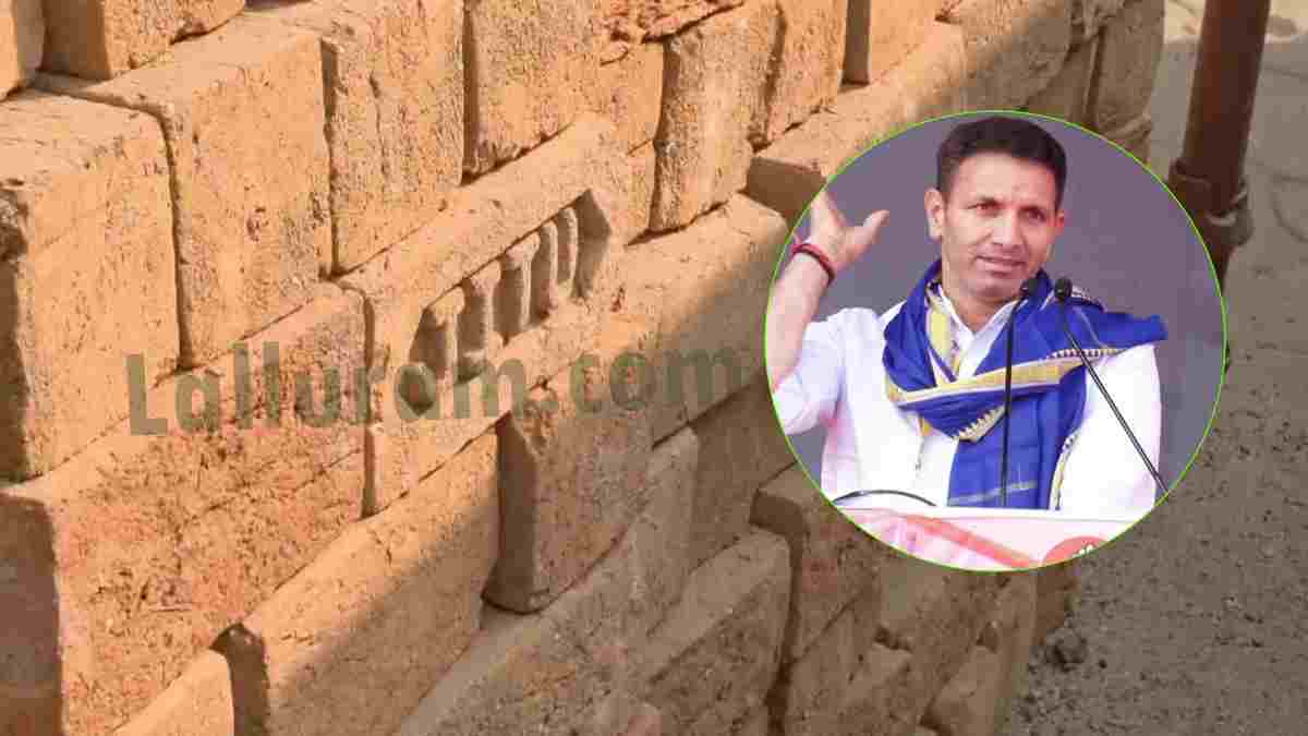 कांग्रेस कार्यालय की ईंटों पर भी ‘जीतू’! इत्तेफाक या नाम की नींव? सोशल मीडिया पर वायरल वीडियो ने छेड़ी नई चर्चा