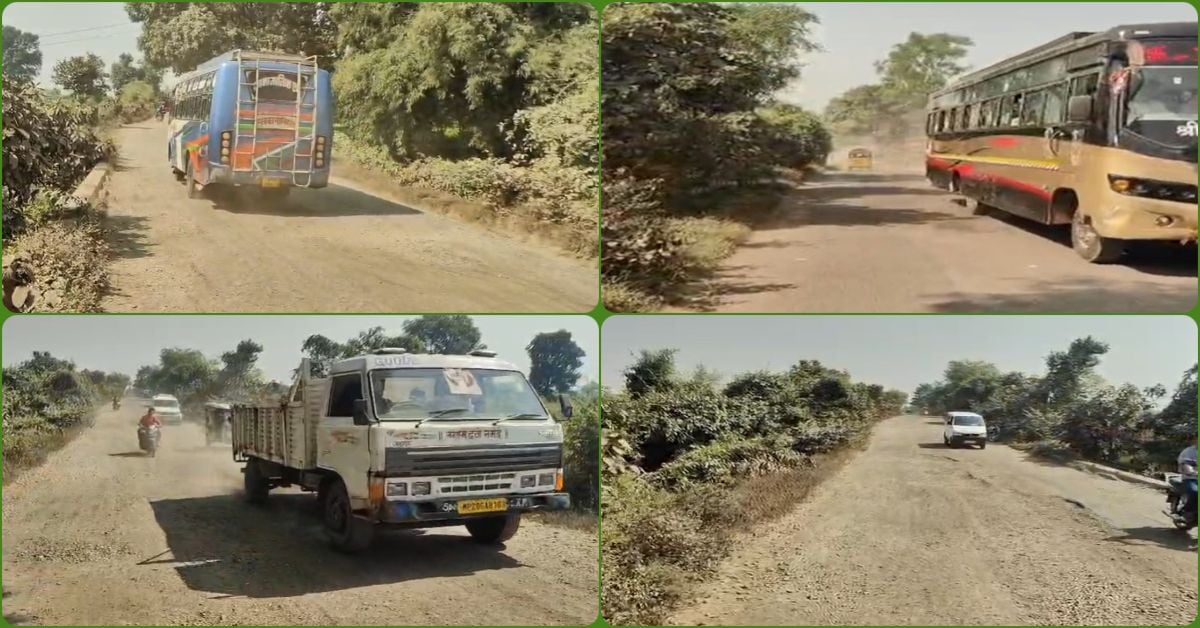 PWD की लापरवाही पड़ रही भारी! उमरिया पान से सिहोरा मार्ग की जर्जर सड़क दे रही हादसों को खुला न्यौता, चार जिलों का आवागमन प्रभावित