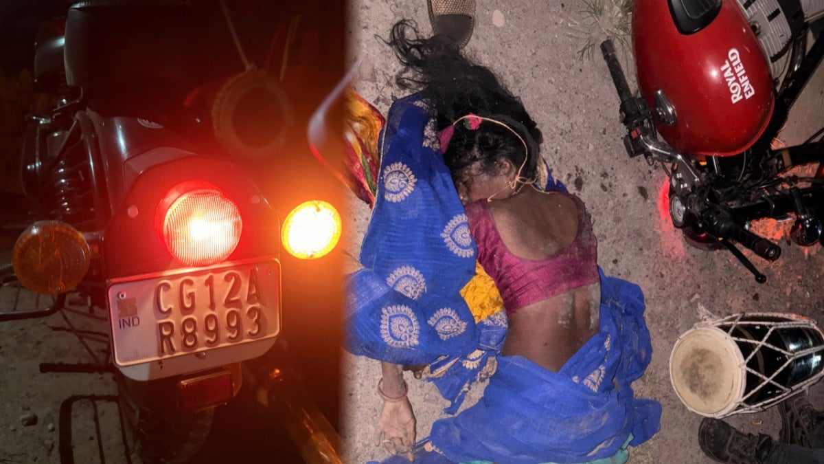 CG Accident News : तेज रफ्तार बुलेट का कहर, जसगीत गाने जा रही 2 महिलाओं की मौत, चालक घायल