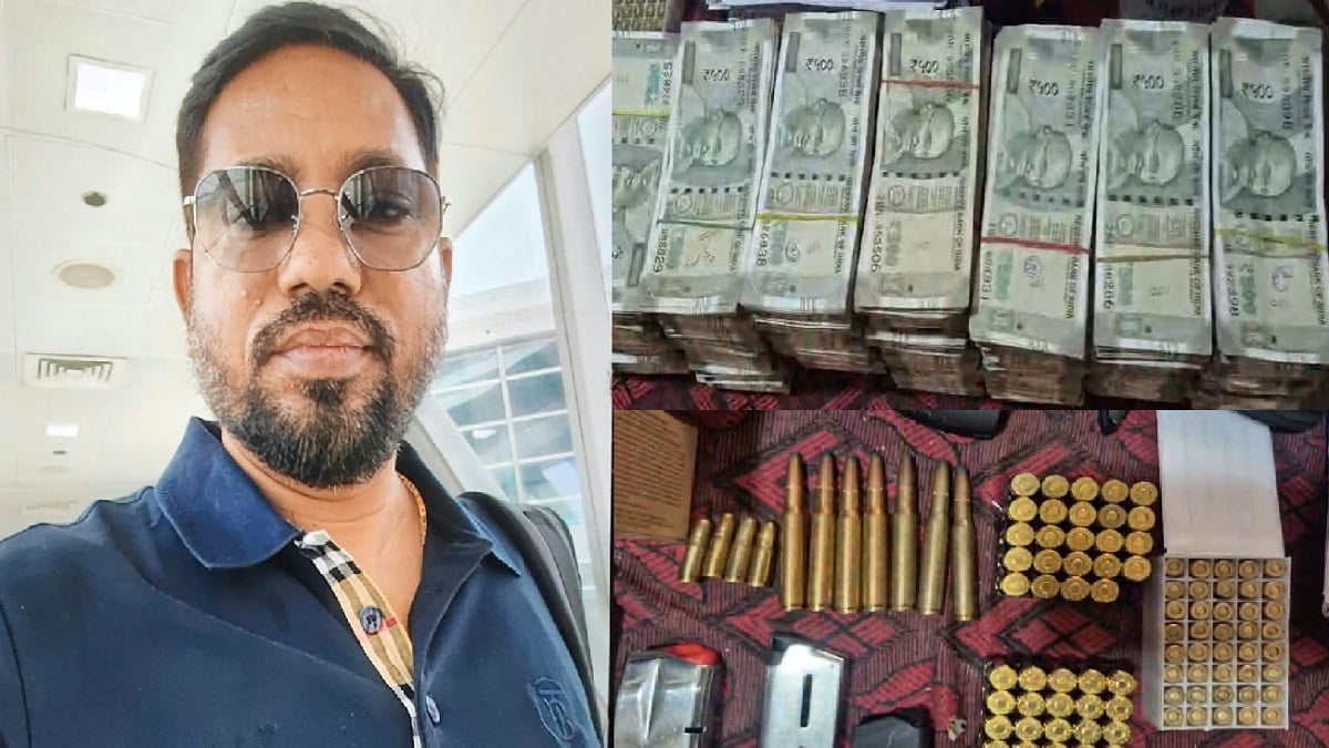मोतिहारी में भू-माफिया राकेश शर्मा के ठिकाने पर आधी रात को छापेमारी, 27 लाख कैश और हथियार बरामद