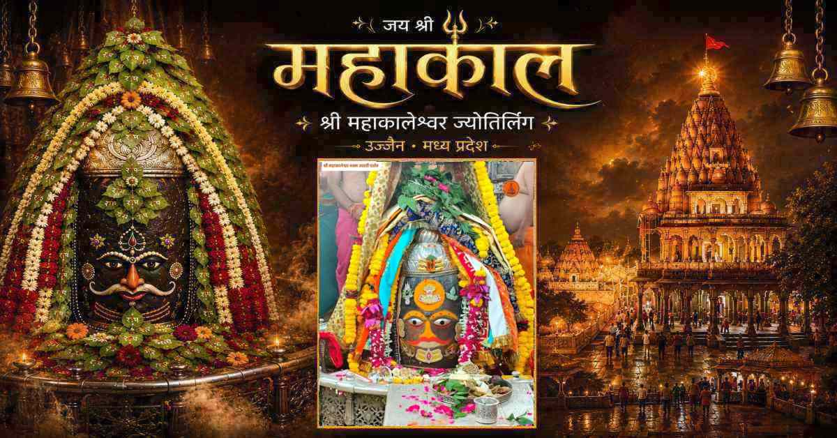 08 अक्टूबर महाकाल भस्म आरती: बाबा महाकालेश्वर का चंदन-आभूषणों से दिव्य श्रृंगार, यहां कीजिए दर्शन