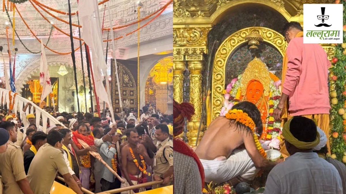 15 आंगादेव, मां बम्लेश्वरी के नाम की नई डांग और सौहार्द का संदेश… डोंगरगढ़ में शांतिपूर्वक संपन्न हुई पंचमी भेंट