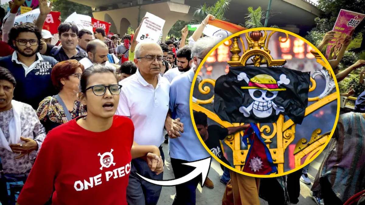 @नेहा बोरा: राहुल गांधी की ‘पोस्टर गर्ल’ प्रोटेस्ट में ‘खोपड़ी’ वाली टीशर्ट पहनकर सड़कों पर उतरी, अब भारत के प्रदर्शन की तुलना ‘बांग्लादेश क्रांति’ से की