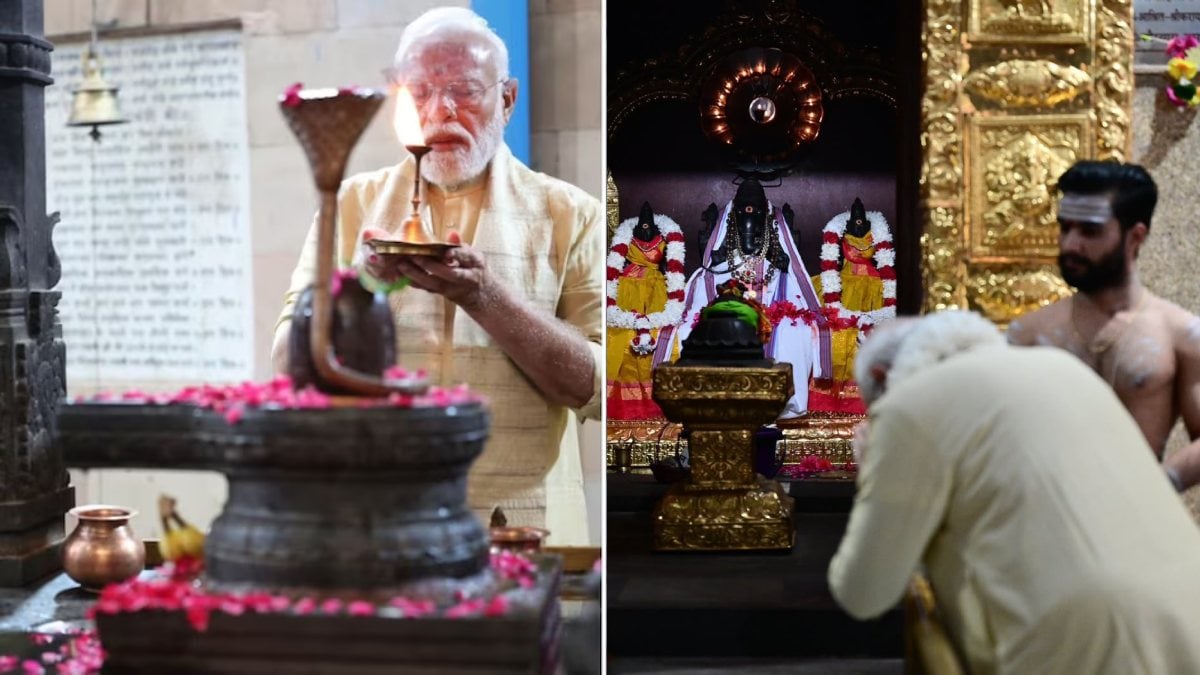 जनसेवा के 25 साल: पीएम मोदी ने दिल्ली के विनायक मंदिर में पूजा की, देशभर के कार्यकर्ताओं से वर्चुअली बात करेंगे, बधाइयां देने का तांता लगा