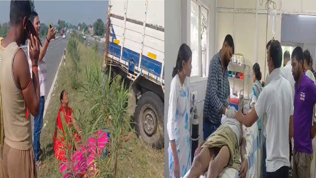 बख्तियारपुर-पटना फोरलेन पर भीषण हादसा, मजदूरों से भरी पिकअप पलटी, एक की मौत, कई घायल
