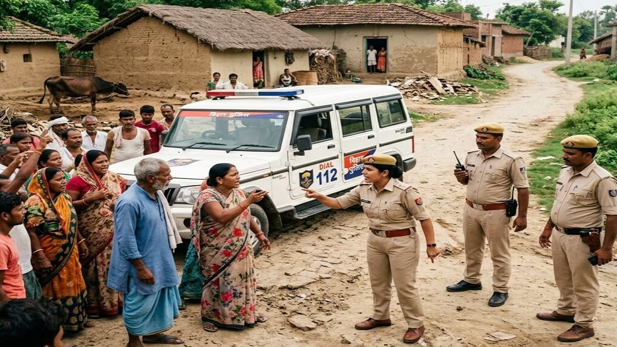 नवादा में पुलिस टीम पर हमला, महिला सिपाही का वीडिया बनाने से मना करने पर विवाद, 11 लोग गिरफ्तार