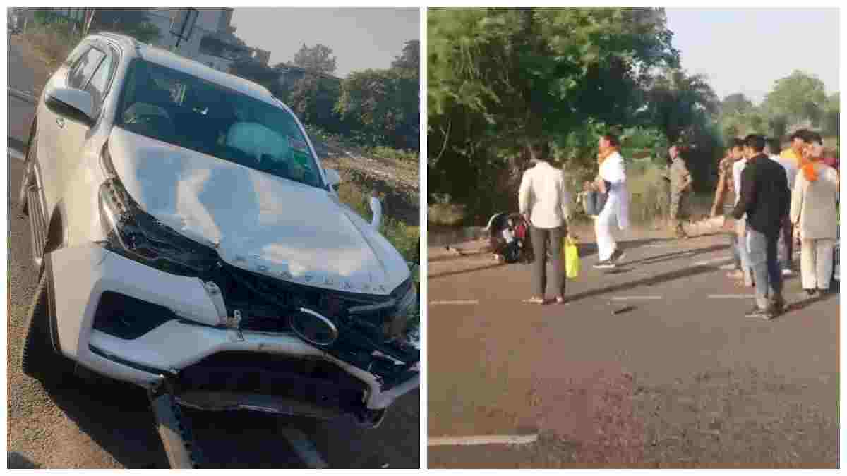 विधायक की फॉर्च्यूनर कार से हुई दर्दनाक टक्कर, बाइक सवार पिता की मौत; मासूम बेटा गंभीर रूप से घायल