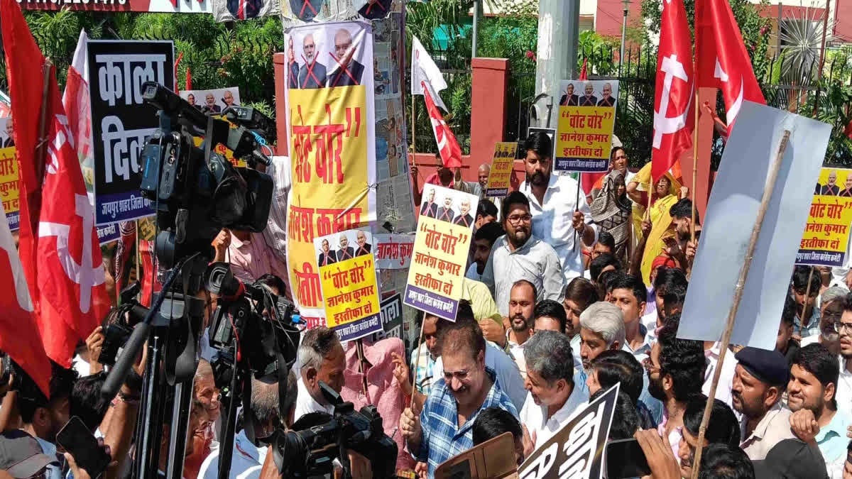 SIR विवाद पर राजस्थान कांग्रेस का बड़ा प्रदर्शन, अब 10 अक्टूबर को दिल्ली कूच; डोटासरा ने बताया पूरा प्लान