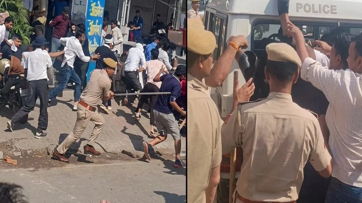 जयपुर कोचिंग में छात्र को 16 सेकंड में 7 थप्पड़, वीडियो वायरल होते ही सड़क पर उतरे सैकड़ों छात्र