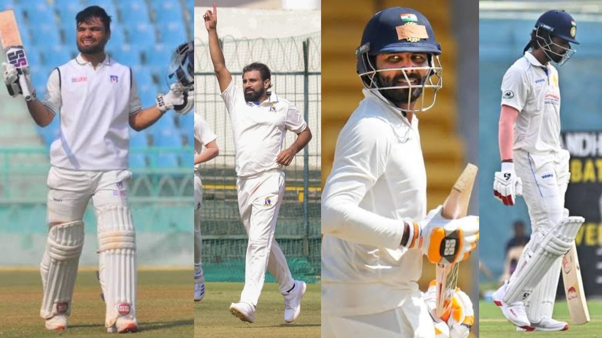 Ranji Trophy 2026-27: पहले दिन रिंकू ने जड़ा शानदार शतक, शमी की घातक गेंदबाजी, जडेजा भी चमके, राहुल समेत कई स्टार फ्लॉप