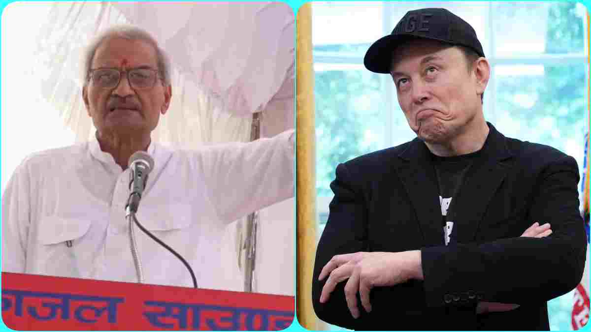 एलन मस्क को घूंसे मारकर भगाएंगे रीवा सांसद ! जनार्दन मिश्रा ने भरे मंच से दी धमकी, कहा- दुई घूंसा मारब त भाग जई…