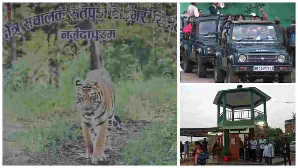 मानसून ब्रेक के बाद खुला सतपुड़ा टाइगर रिजर्व, ‘नन्हीं की आवाज’ साइकिल अभियान की भी हुई शुरुआत 